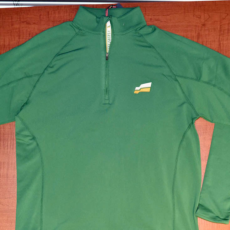 SaskParty Flag Long-sleeve Green Pullover