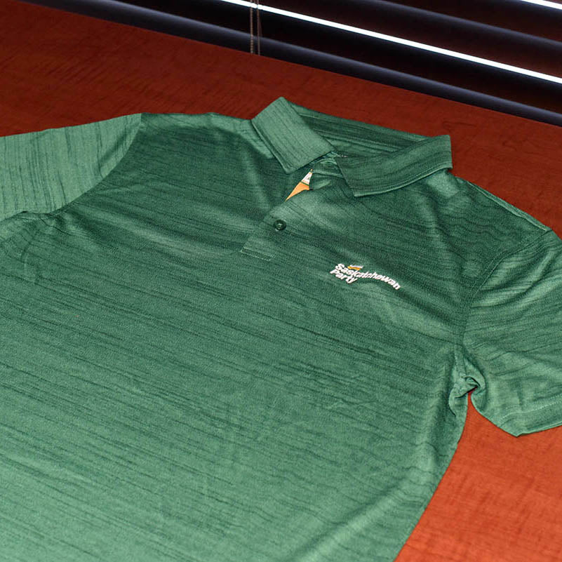 Sway Green Golf Shirt
