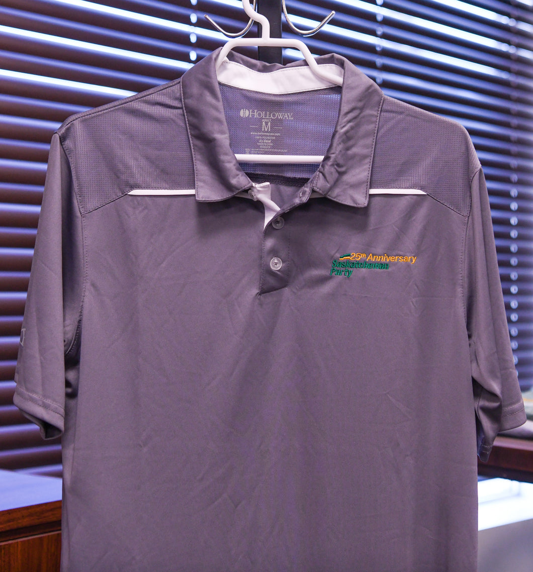 25th Anniversary Golf Shirt - Grey